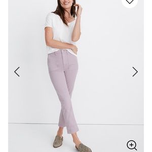 Madewell Stovepipe Fatigue Pant Tencell size 28